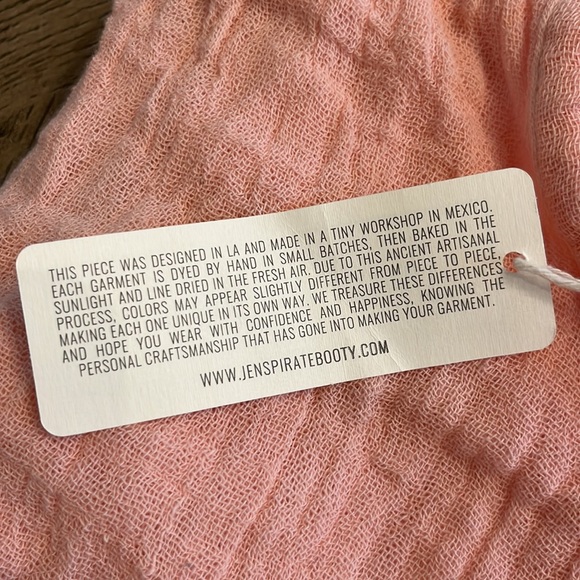 Free People x Jen’s Pirate Booty Romper Pink S NWOT - Picture 12 of 12